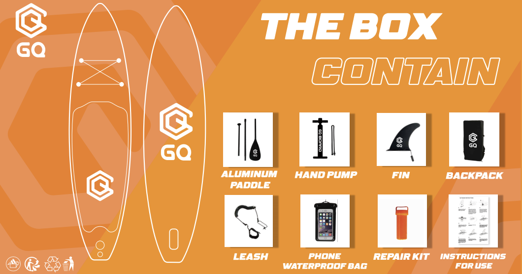 Planches SUP gonflables GQ-RD